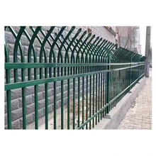 Zinc Steel Fence Wrought Iron Fence With Flower Type Cast Iron Fence Residential Villa Wall