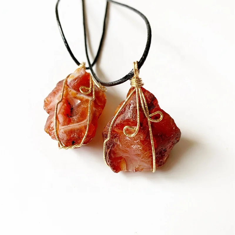 carnelian agate pendant