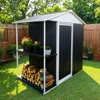 Abri de jardin 6x4 pi - avec étagère
