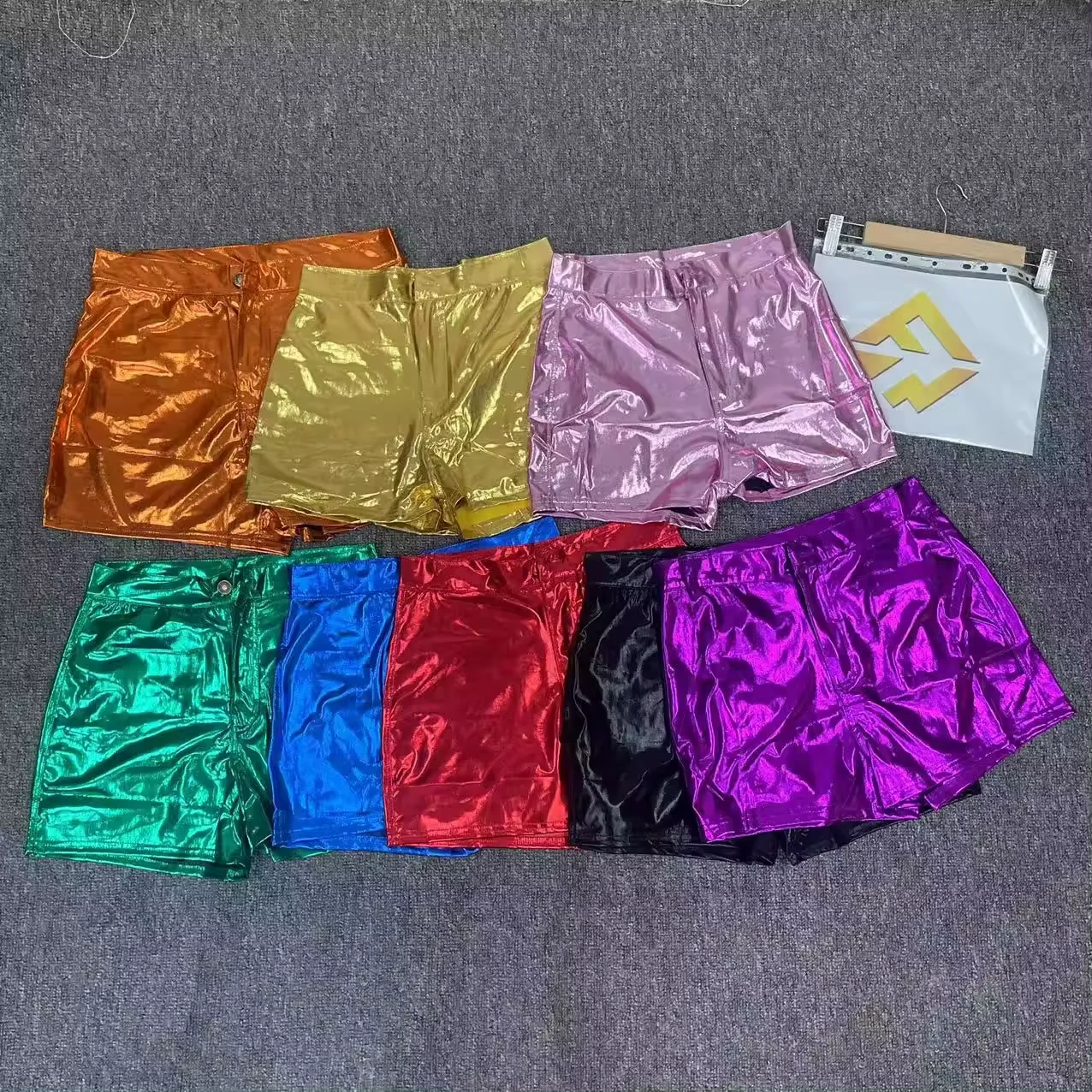 パンツ leather like short pants/melt the lady Lady PU Leather Shorts Hot Pants Slim High Waist Jazz Dance