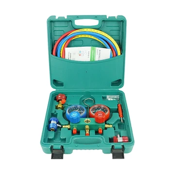 Refrigeration maintenance pressure gauge set & charging hose Refrigerant manifold gauge set