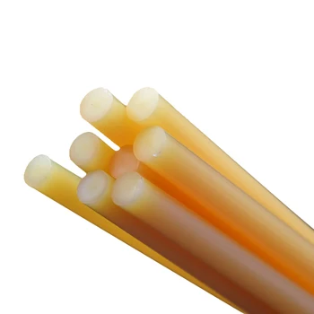 High Temperature Glue Stick for Lost Mold Casting Industry Hot Melt Glue Sticks 11mm 7mm Yellow  Wholesale Rod