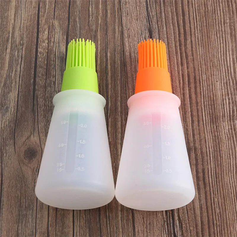 Cake Baking Silicon Cooking Pastry BBQ Oil Bottle Kitchen Glue