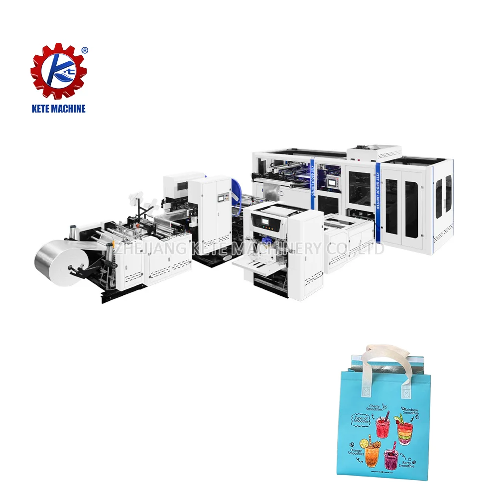 Preservation Insulated Cooler Bag Making Machine for Food Delivery Bag Reusable Thermal Non Woven Aluminum Foil Bag Machine