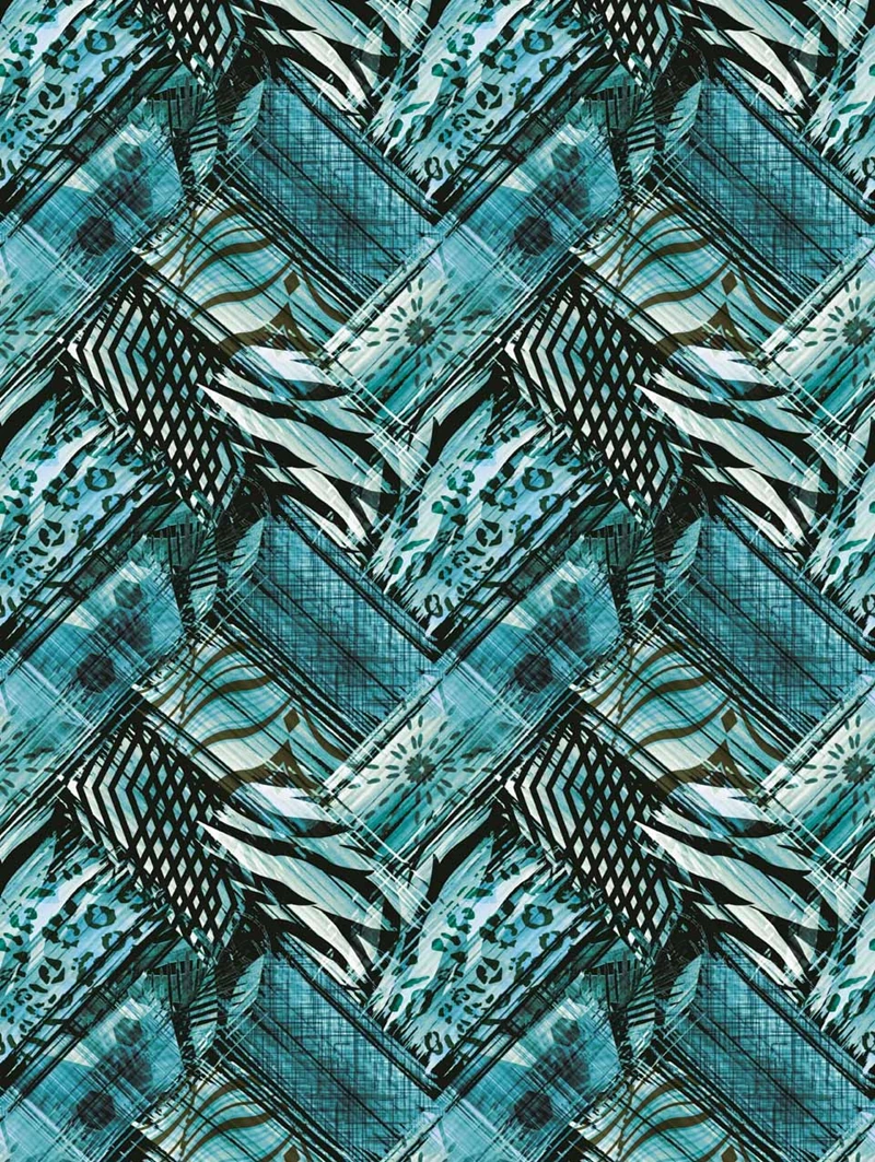 100% Polyester Dress Material Digital Print Fabric - Buy Beautiful ...