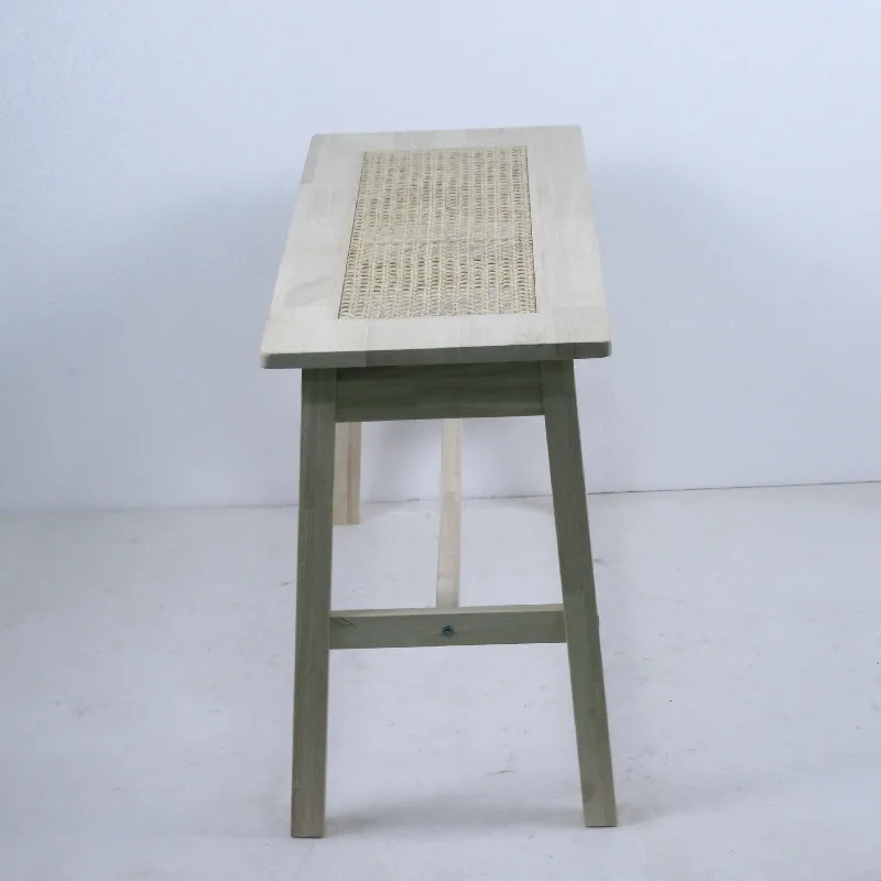 Современная мебель для гостиной, деревянная скамейка из ротанга для столовой, ресторана KD