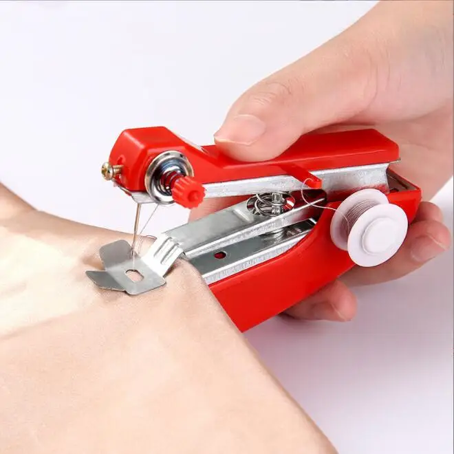 Mini Sewing Machine Manual Portable Home Pocket Hand Sewing Machines Multifunctional Factory Outlet Handheld Sewing Machine