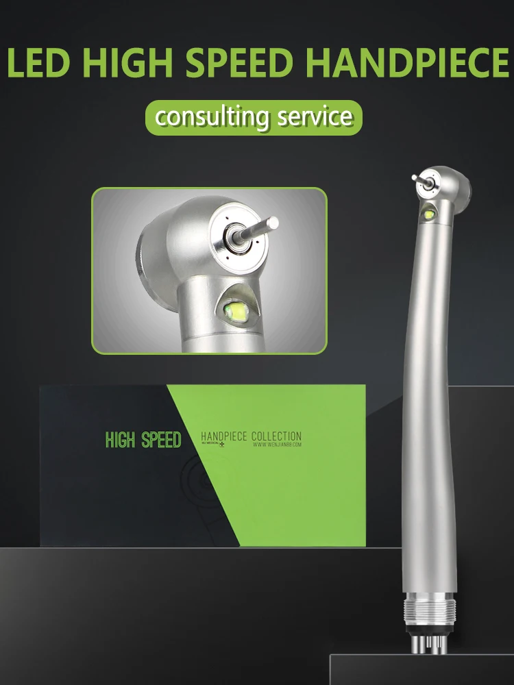 E-generator LED Dental Handpiece Air Turbine High Speed