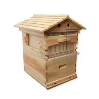 Hot Sale Wooden Bee Hive Box Competitive Price Honey Automatic Auto Self Flowing Beehive