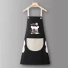 Waterproof halter bouquet bear black and gray hand-wiping style