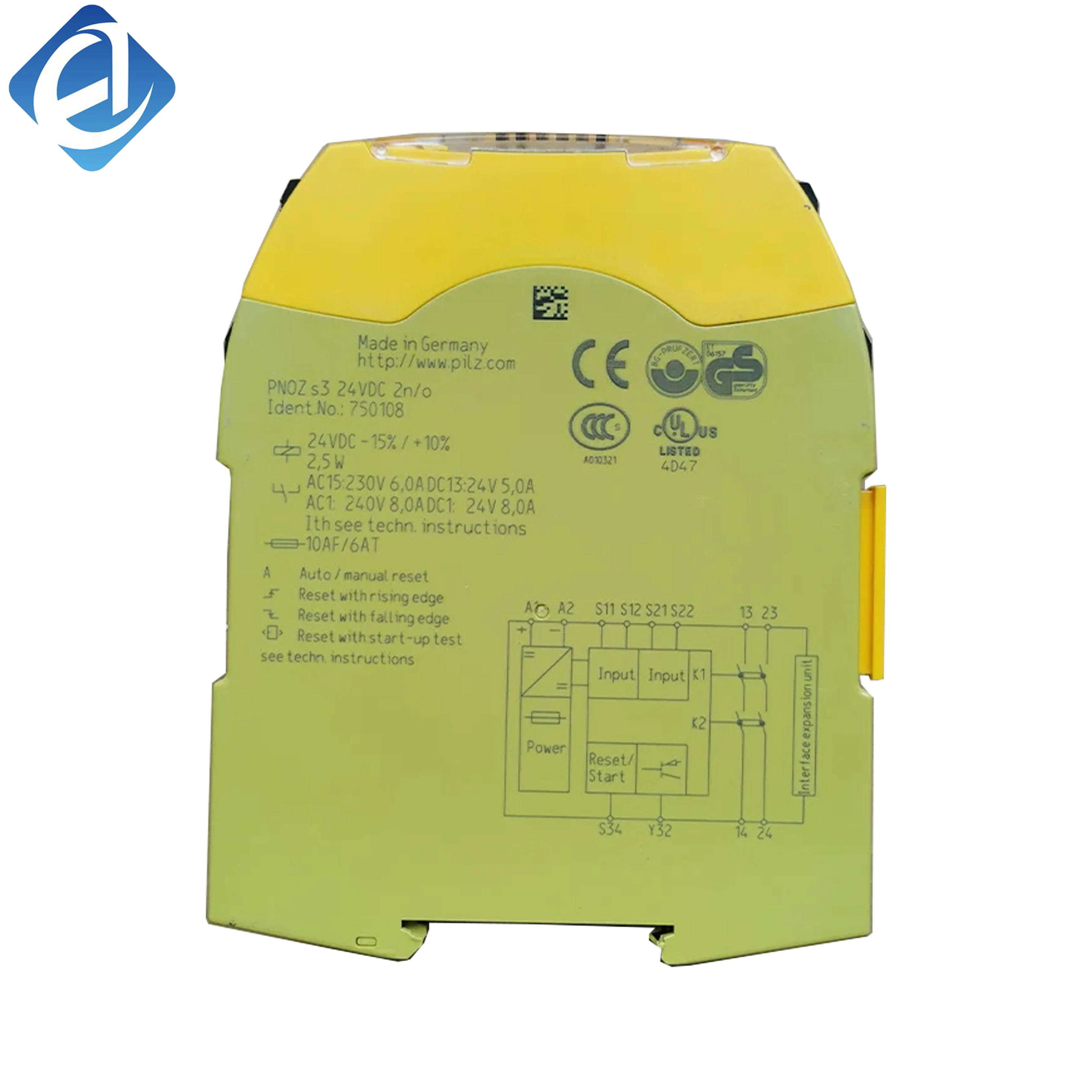 New Original 750108 Industrial Control Module, part of automation core accessory series, used for signal acquisition and logic control in CNC devices and automated production lines.