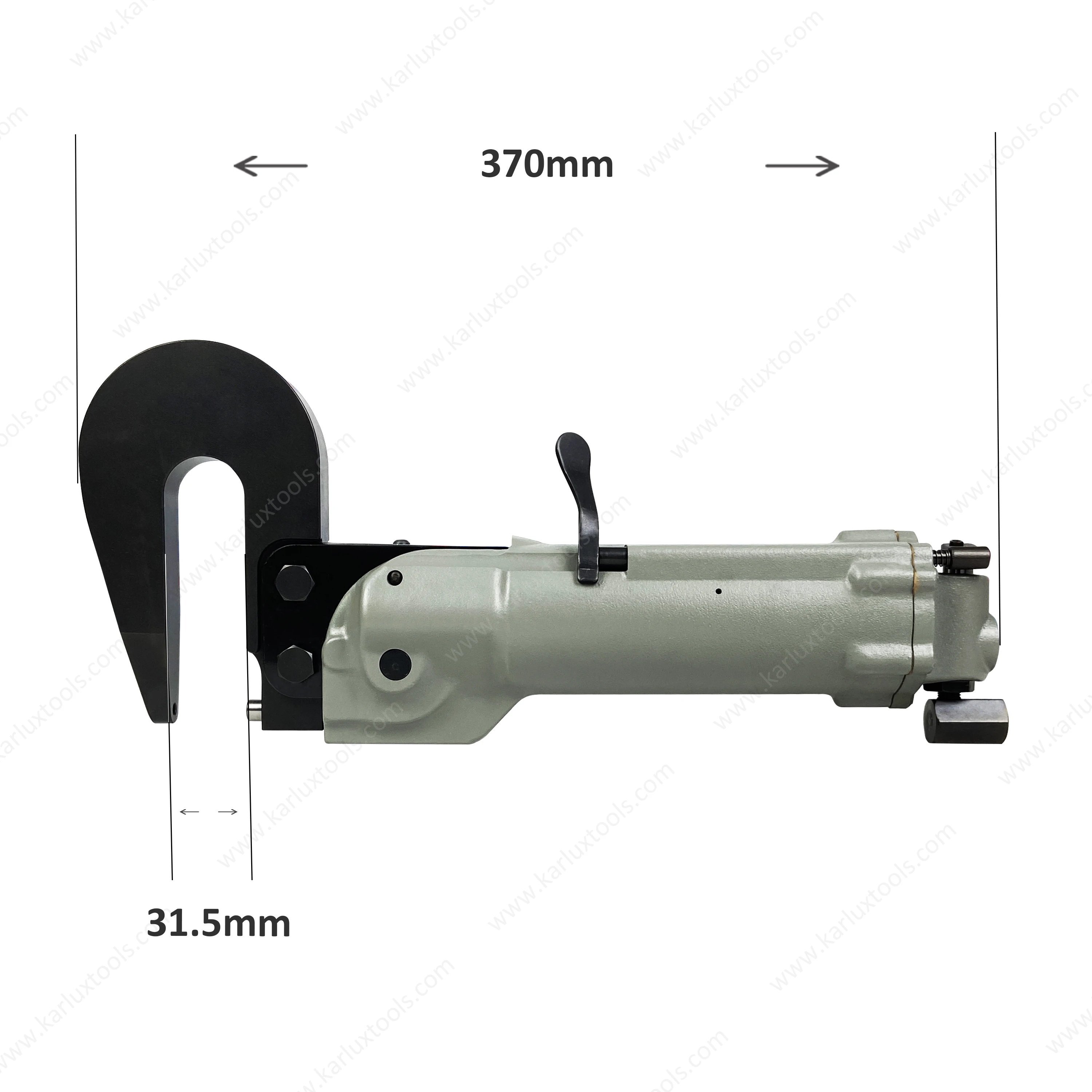 C Style Riveter Pneumatic Air Rivet Squeezer for Display Rack Riveting