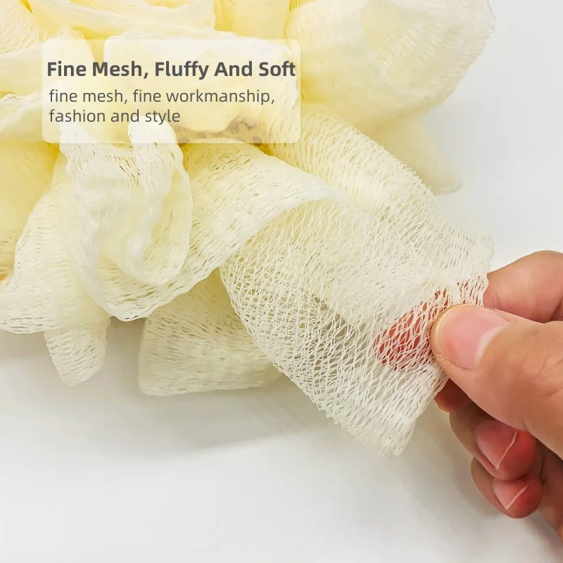 UUYP Wholesale Price for Export Koala Customized Soft Color Matching Scrubber Bathing Sponge Mesh Bath Luffa Foam Ball Hbafacdc20cf1435083919249b214d062E