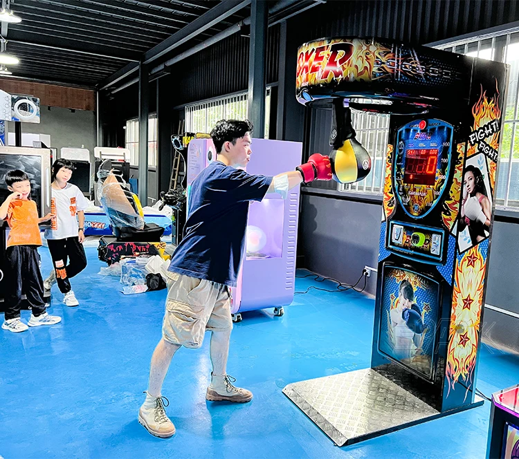 Coin Operated Game Arcade Punching Machine Punch Boxing Machine Price for Sale