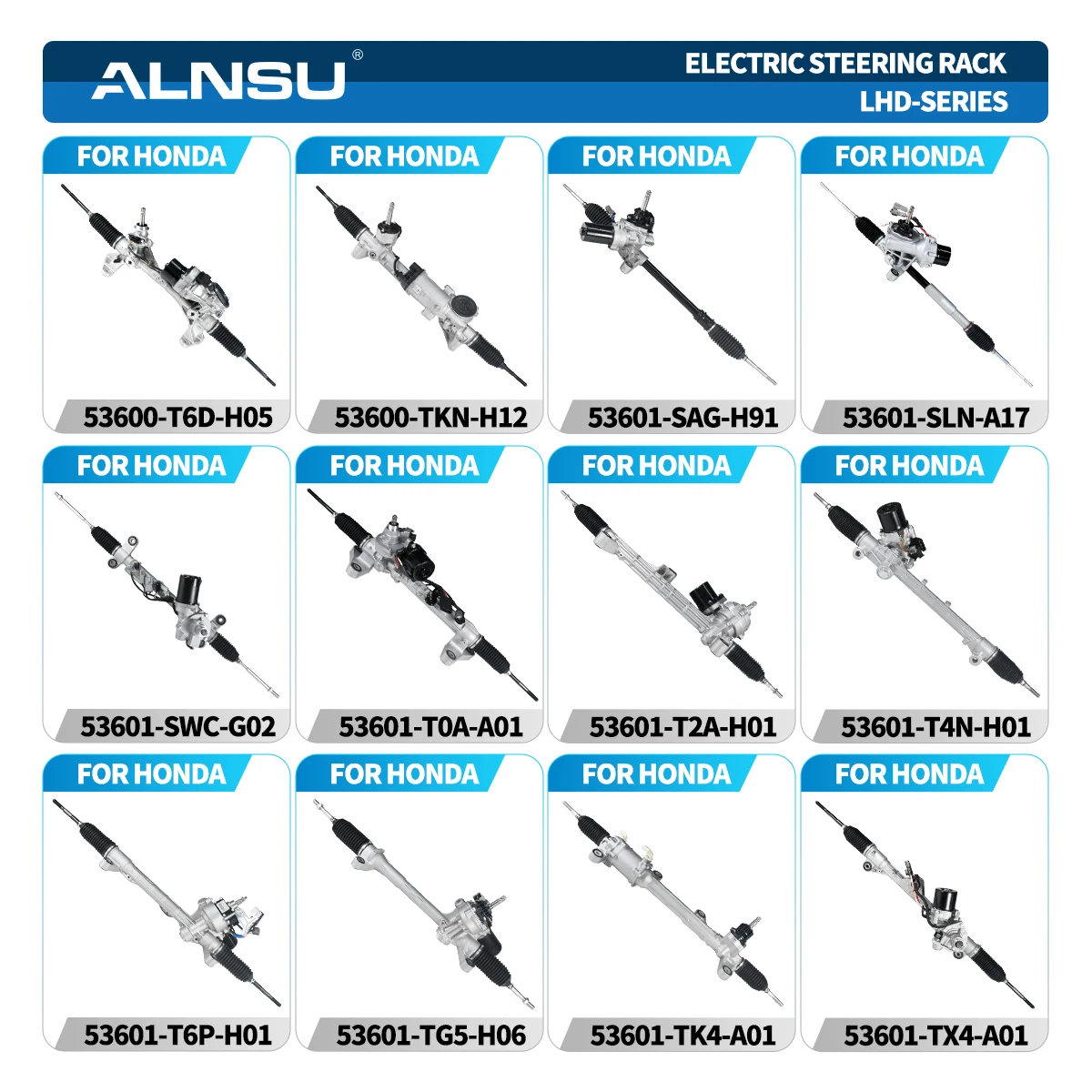 Steering Rack for Honda 53601-SX0-000 - Auto Parts Manufacturer