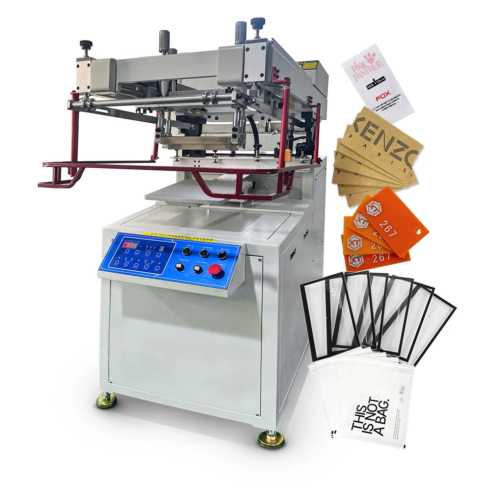 SS3050 Flat Screen Printing Machine Metal Plastic Paper Cloth Flat Serigraphy Machine