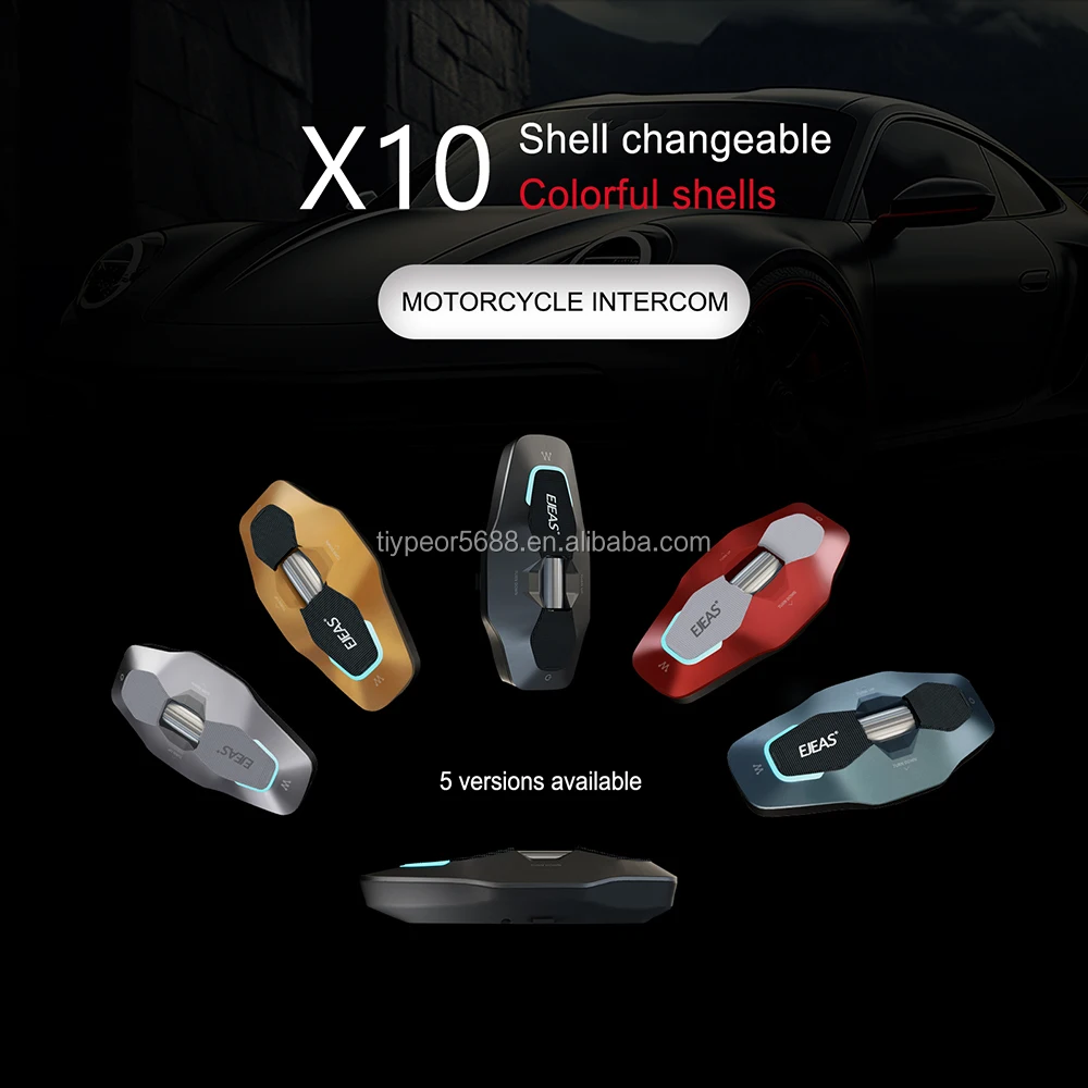 product tiypeor ejeas x10 mesh communication system full duplex motorbike helmets headset 10 riders motorcycle intercom-2