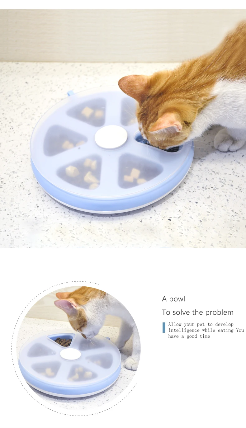 Whole Sale High Quality Pet Food Bowl Slow Feeder Puzzle Interactive Slow Pet Feeder Dog Treat Dispensing Feed supplier