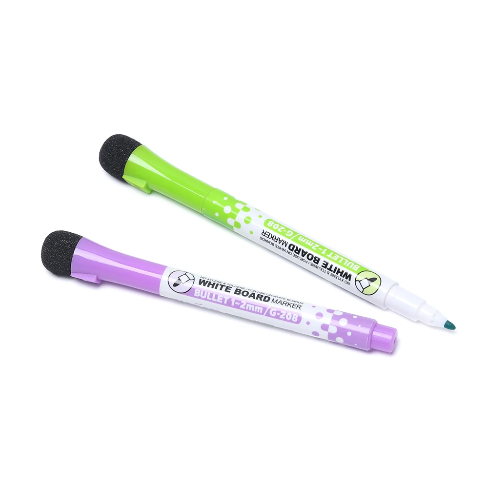 Новая детская ручка на водной основе стираемая цветная Магнитная маленькая 8-цветная маркер для рисования оптом