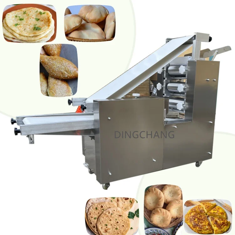 High output	semi automatic chapati machine	samoon press pizza bread making machine	pita maker roti making machine electric