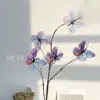 Withered branch butterfly light purple