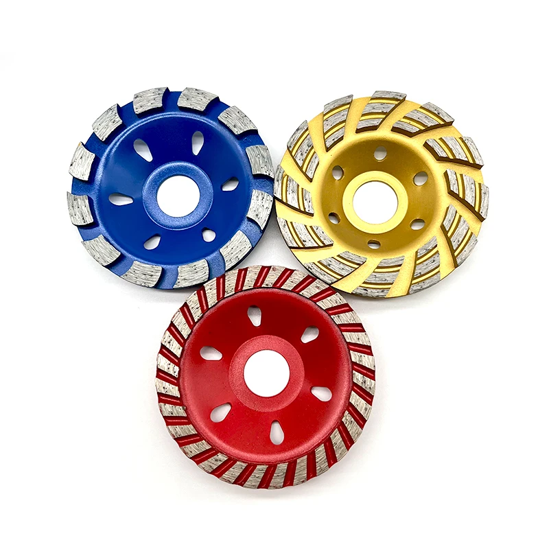 Colorful Diamond Grind Disk Marble Diamond Grinding Disc manufacture