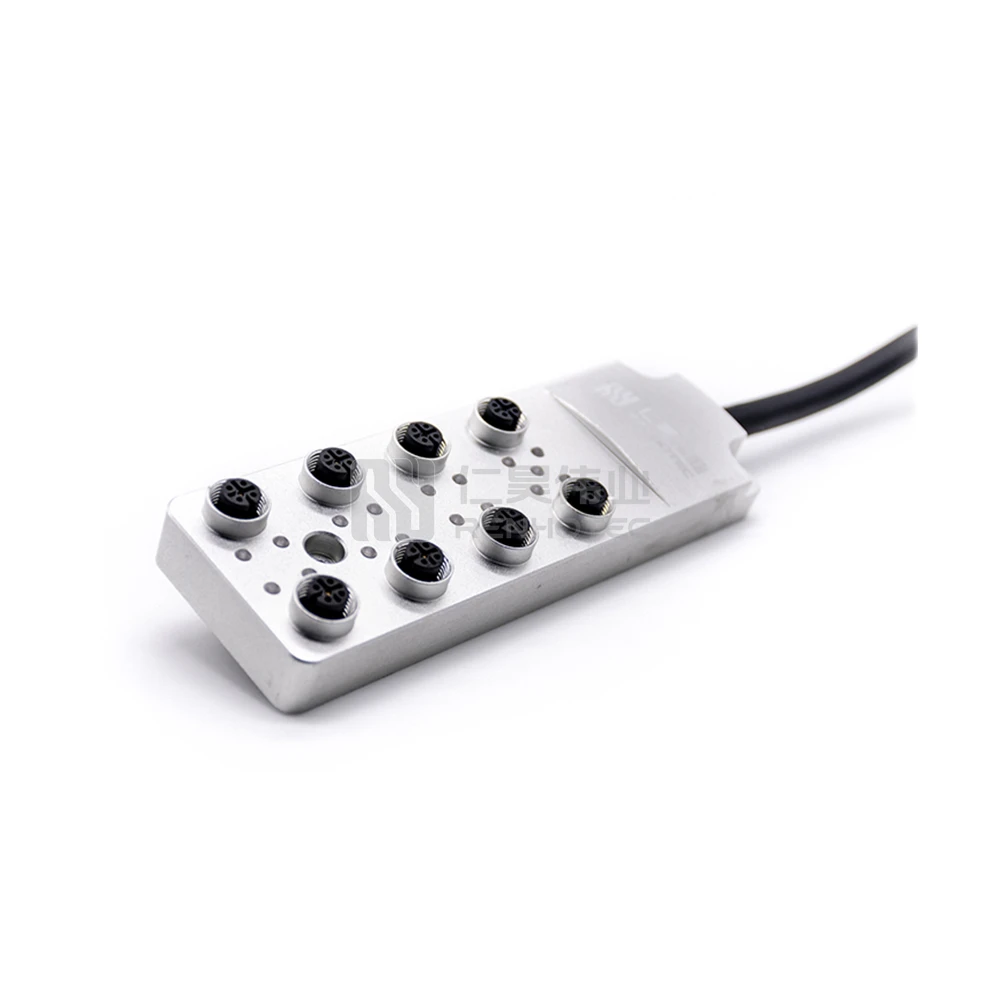 Electrical Passive BOX M12 Distribution Distributor Connector 5Pin 8 Way Junction Function Adapter