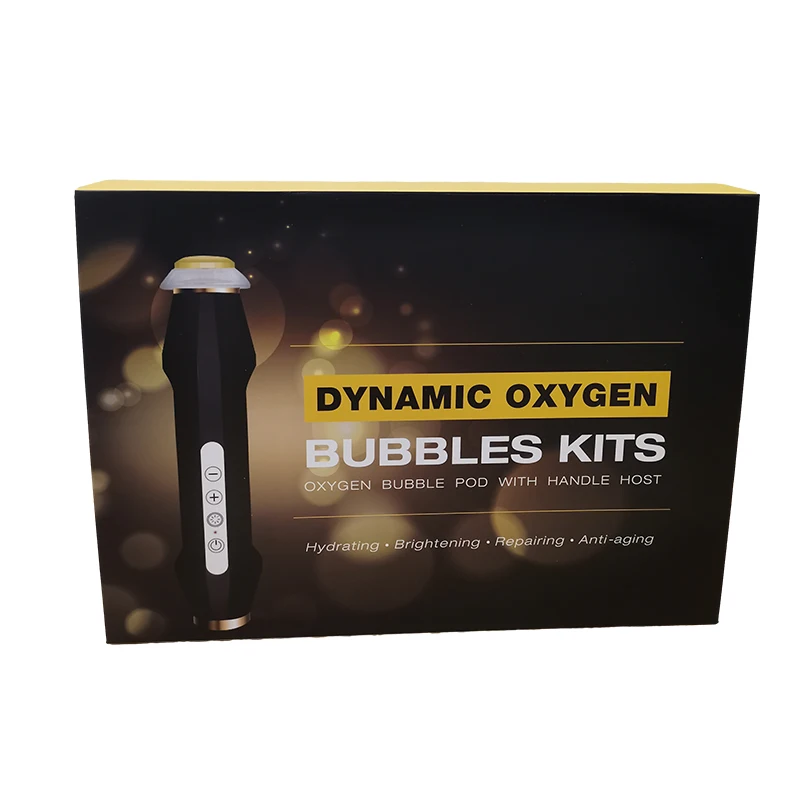 2024 Newest Wireless Mini Oxygen Co2 Bubble Pen Oxygenation Capsules Pods Rechargeable Oxygen Skin Tightening Facial Machine
