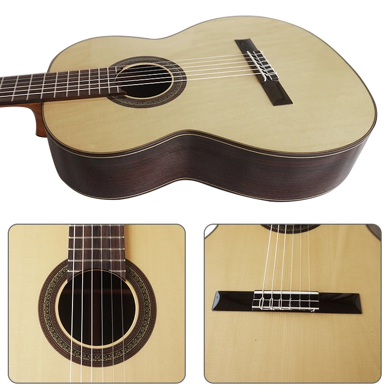 2020 New Master Level All Solid Handcrafted Classical Guitar Custom Made Nylon String Classic Guitars Musical Instruments