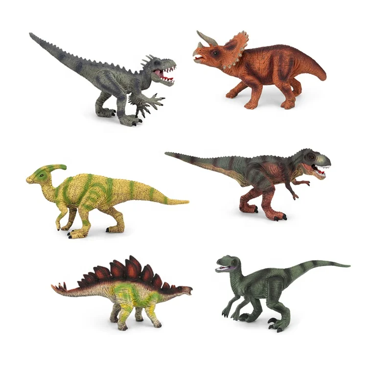 6 piece jumbo dinosaur set