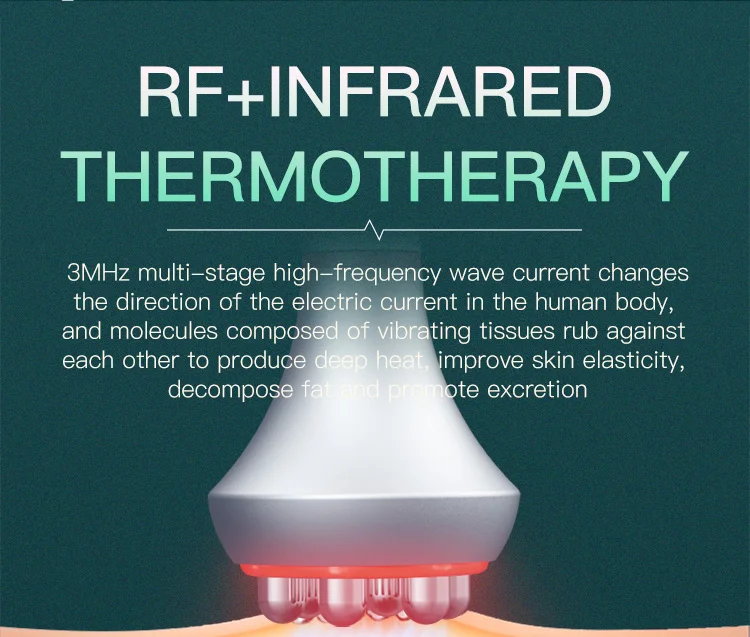 Cavitation Machine 9 in 1 Body Slimming Therapy Machine Desktop 80K Multi-Function Negative Pressure Cavitation Beauty Machine