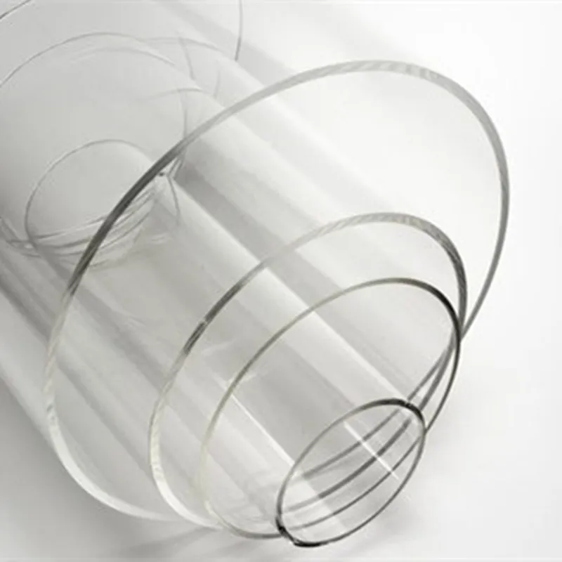 Large Diameter Extrusion Hollow Plastic High Transparency PMMA Tube Clear Plastic Tubes for Tank