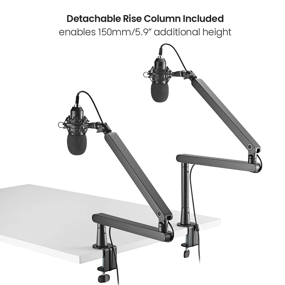 Mds152 Aluminum Professional Studio Microphone Boom Arm Adjustable