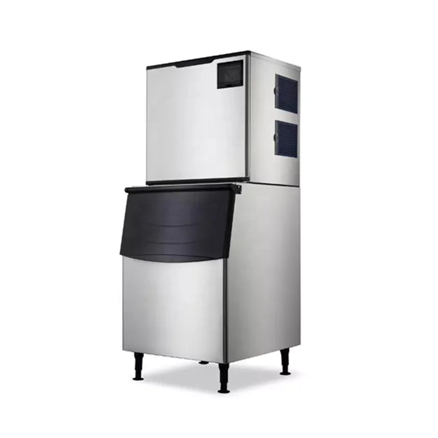 High Capacity Commercial Automatic Cube Ice Maker Machine Big Output Ice Cube Making Machine Factory Ice Machine