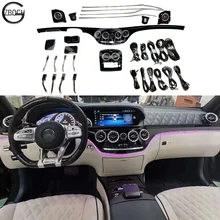 W221 upgrade to W222 Interior For Benz W221 S600 S500 S350 upgrade W222 W223 Maybach Air Vent Ambient Light Car interior