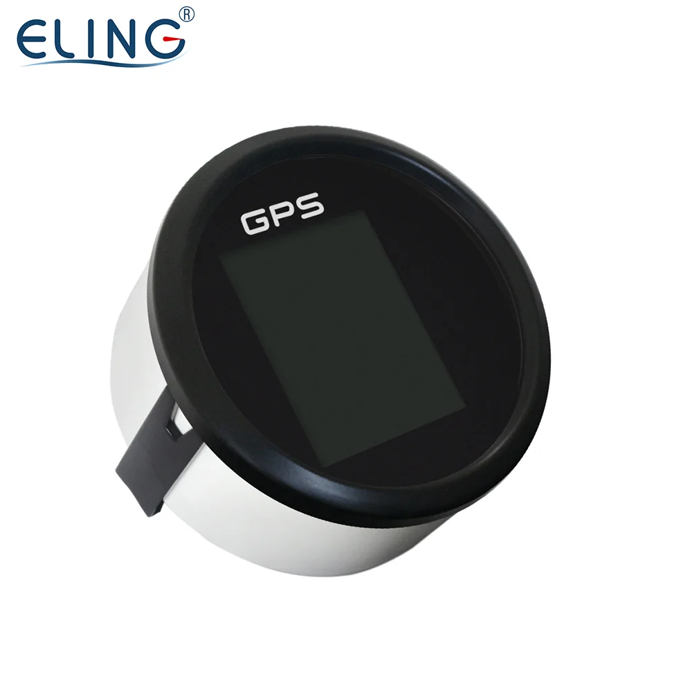 ELING 85mm Digital Speedometer TFT Screen With Trip Course Over Ground Voltmeter Odometer for Cars Tractors Vans Speedboats