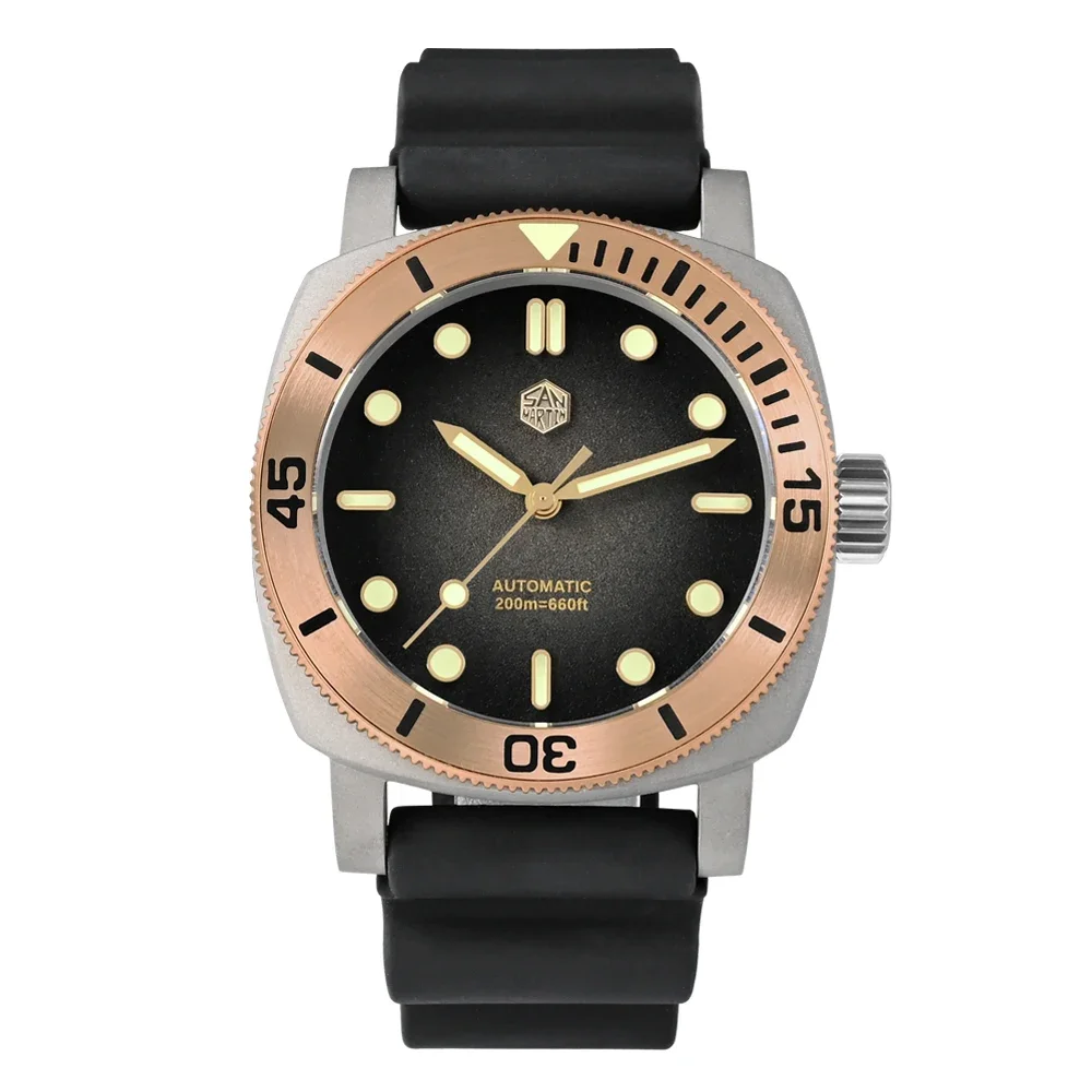 San Martin 42mm Retro Titanium Diver Watch - NH35 Automatic