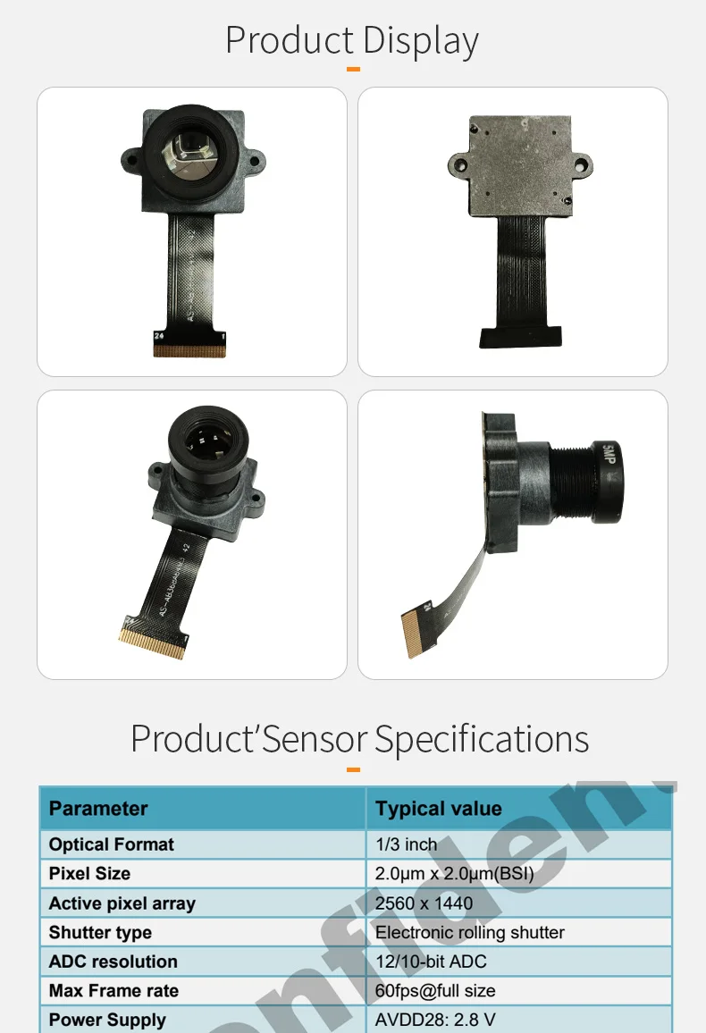 DGZX 4MP MIPI HD 2K 60fps Camera Module插图1