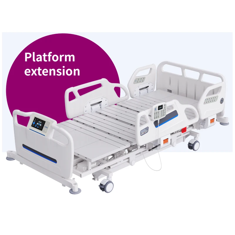 7 functions patient electric nursing medical bed for icu room-63