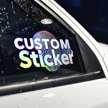 Custom Printed Vinyl Sticker Adhesive Car Door Or Window Sticker