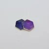CC2# Agate violette hexagonale