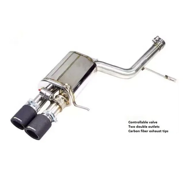 Refitting Exhaust Pipe System with Electric Valve Control for BMW F06 640i
