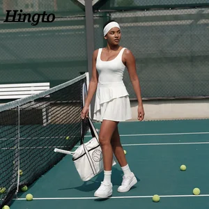 Wholesale Outdoor Fitness Golf Dress Workout Lightweight Sporty One Piece Pickleball Wear Breathable Tennis Suit for Women