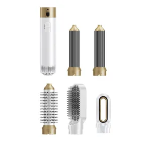 Cross-Border Five-In-One Hot Air Styling Device High-Speed Brushless Curling Rod Straight Hair Comb Multi-Functional Styler for