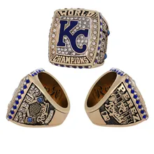 MLB 2015 Kansas City Royals Championship Ring Baseball League Men's Ring Jewelry Wholesale