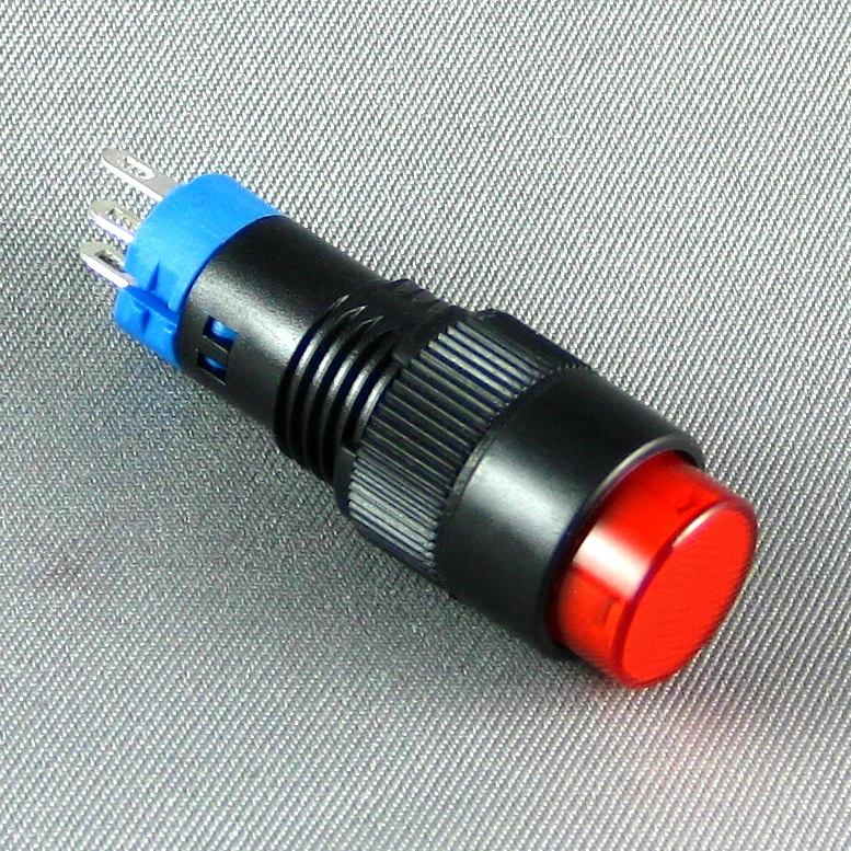 Factory Customize 10mm Round Shape LED Indicator Light 2V 6V 12V 24V 110V 220V Illuminated Lamp
