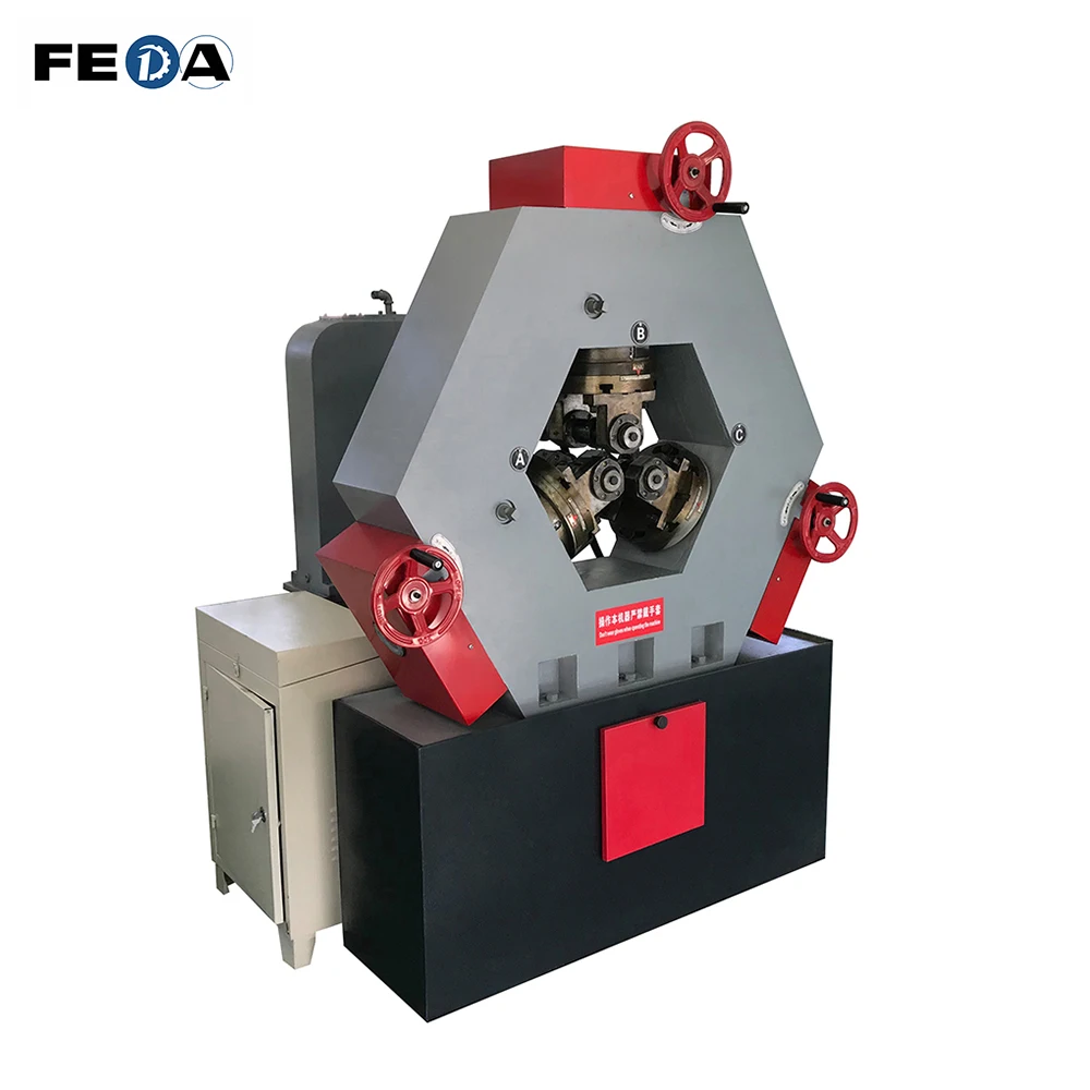 FEDA FD-60F Tie Rod Auto Threading Machine Small Cam Thread Rolling Machine for Making Thread on Motorcycle Parts