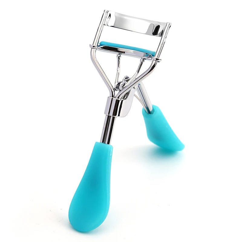 Factory Directly Wholesale  Multi Color Flat False Duck Tongue Handle Eyelash Curler