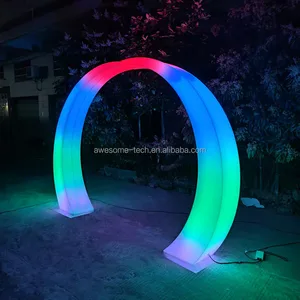 Multi-Color LED Rainbow Arch Bridge Light Waterproof Smart Lights for Festival Party Outdoor Garden Decorative Purpose