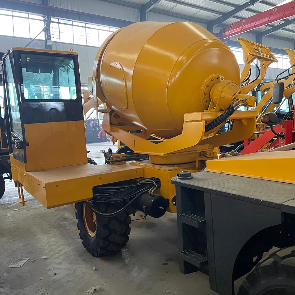 Concrete Mixer Trailer For Sale/self Loading Mobile Concrete Mixer